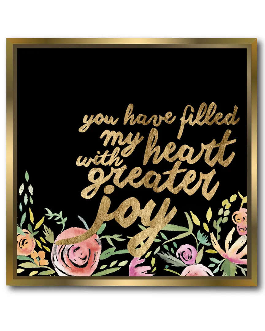 Floral Faith I Gallery Framed Canvas Wall Art image