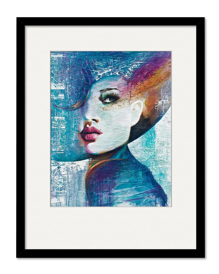 Girl in Blue Gallery Collection Framed Art