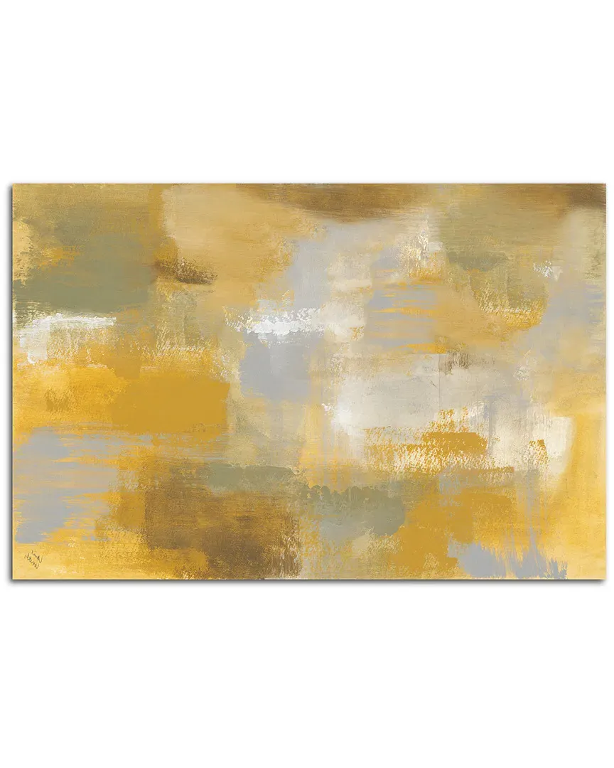 Golden Abstract Wall Art image