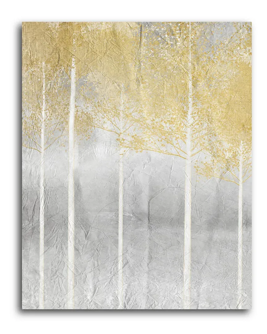 Golden Trees Wall Decor image