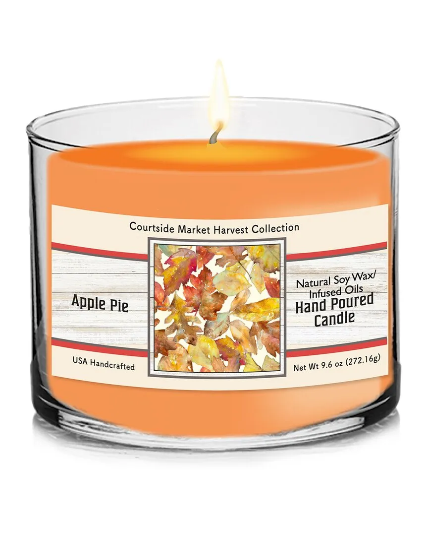 Harvest Collection Autumn Leaves Apple Pie Soy Wax Candle image