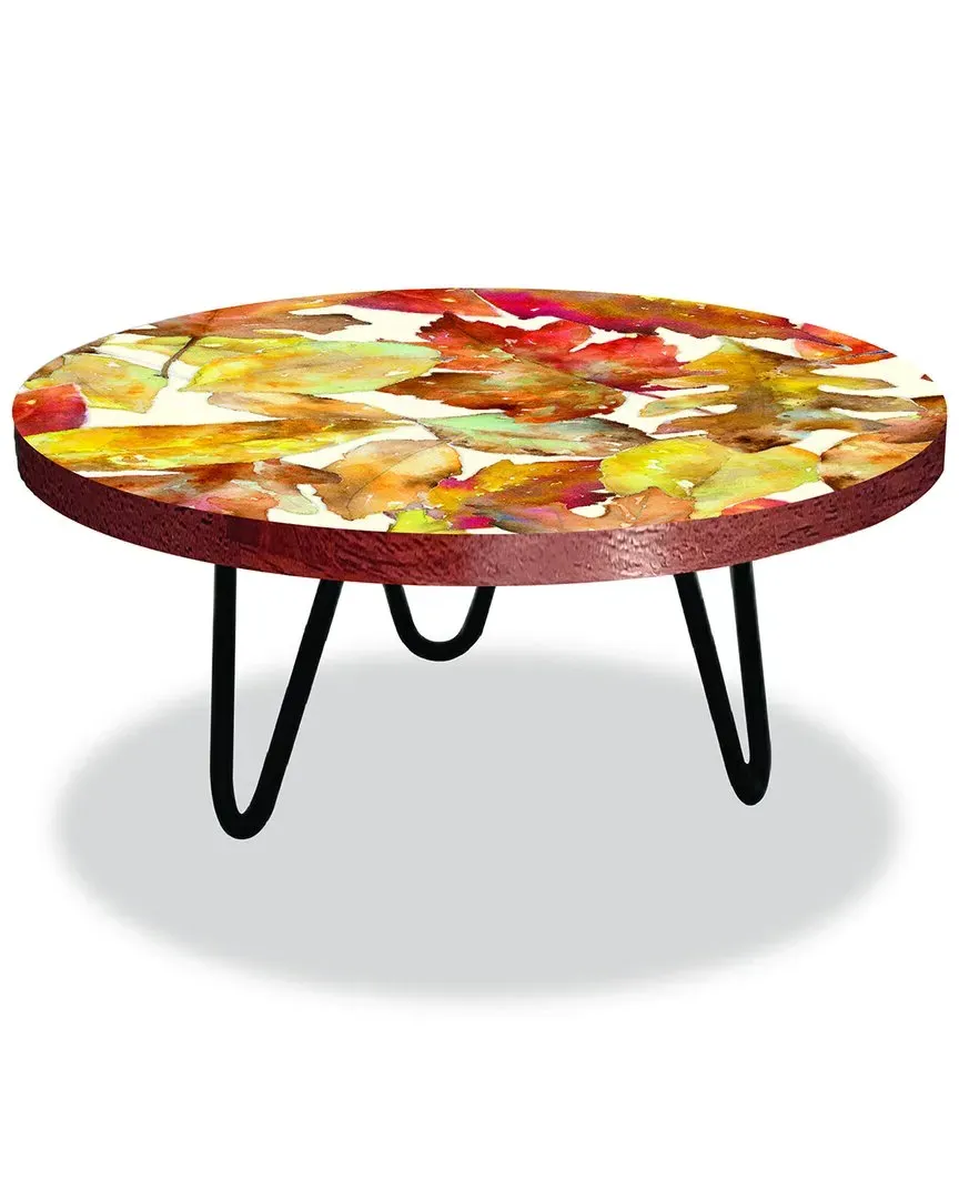 Harvest Collection Autumn Leaves Decorative Table