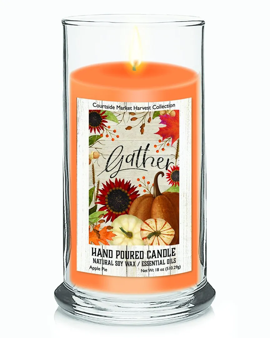 Harvest Collection Gather Apple Pie Soy Wax Candle - Multi