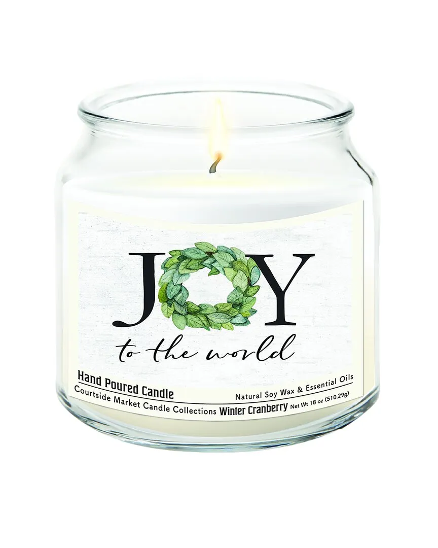 Joy To The World Candle - Multi, Soy Wax