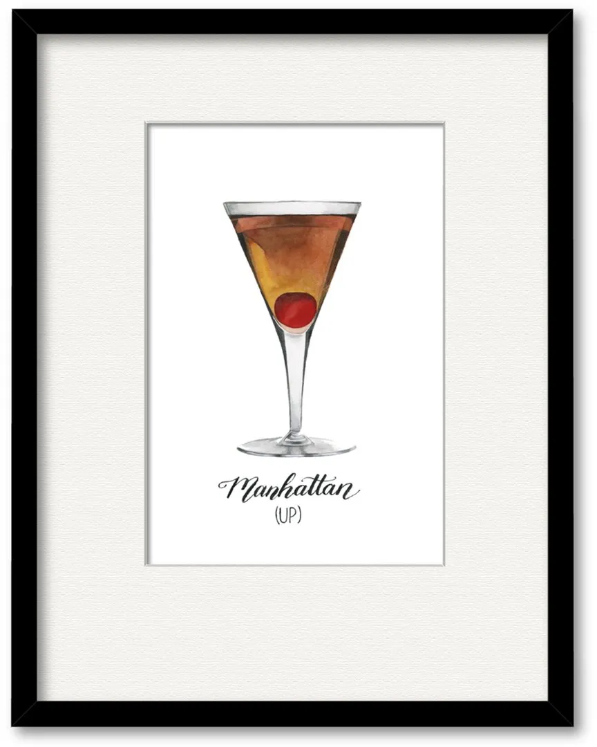 Manhattan Canvas Wall Art - Black image