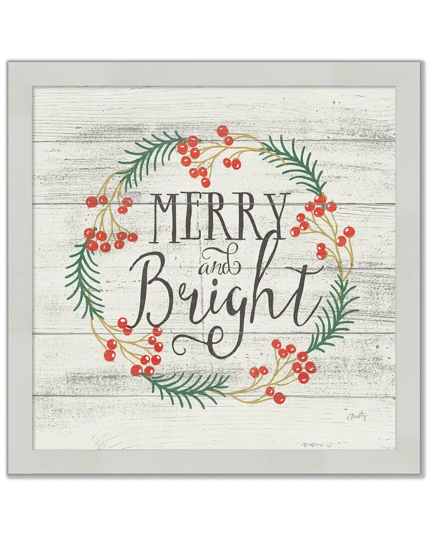 Merry and Bright Framed Art - Multicolor image