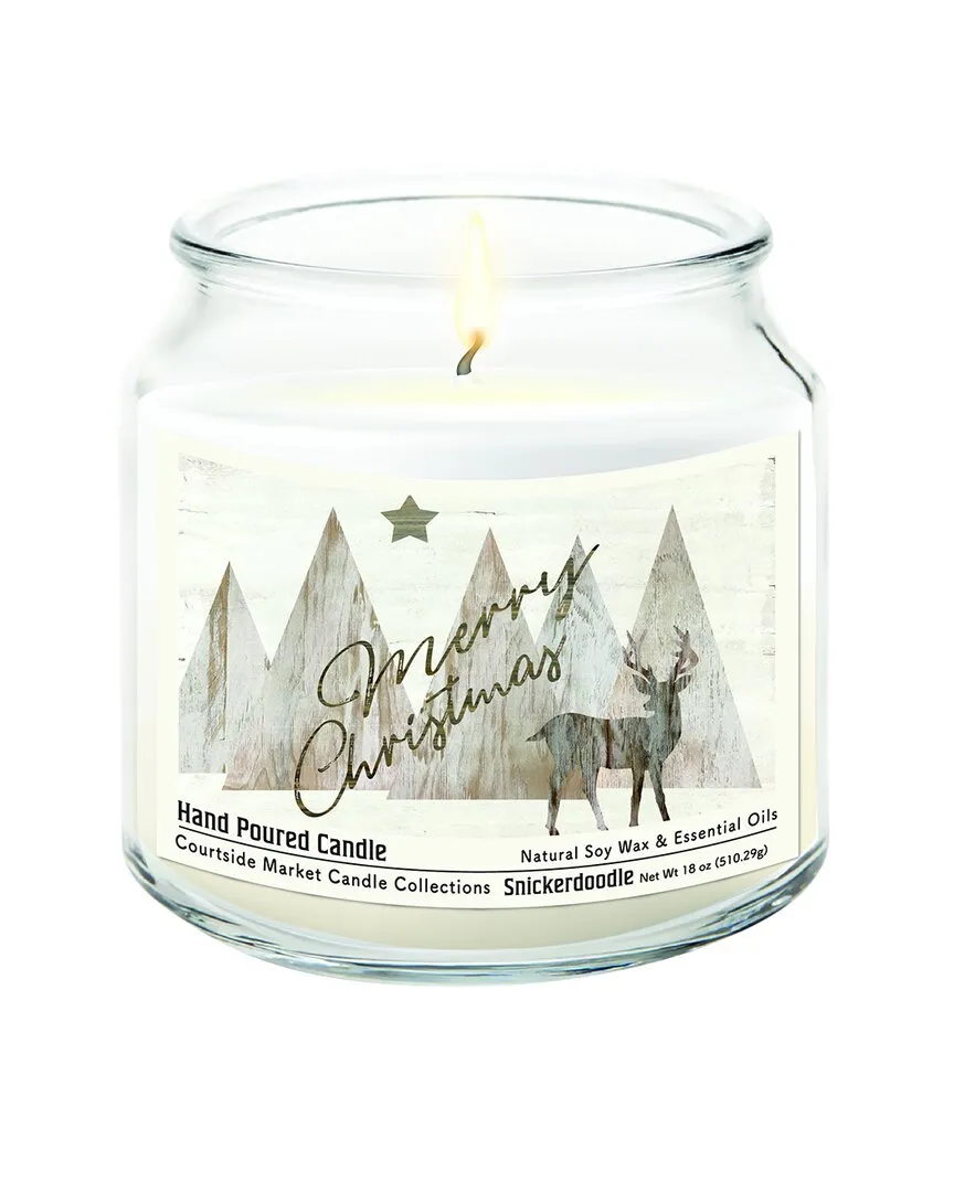 Merry Christmas Deer Candle - Multi, Soy Wax image