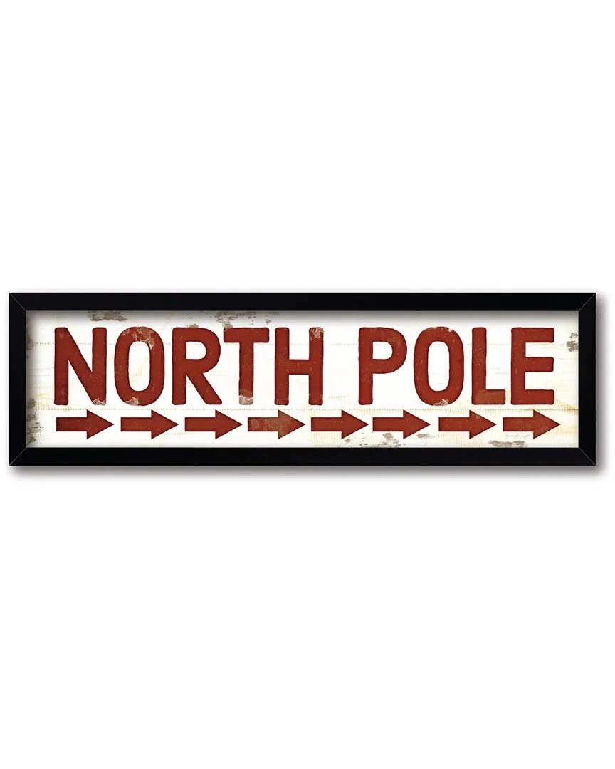 North Pole Framed Art - Multicolor image