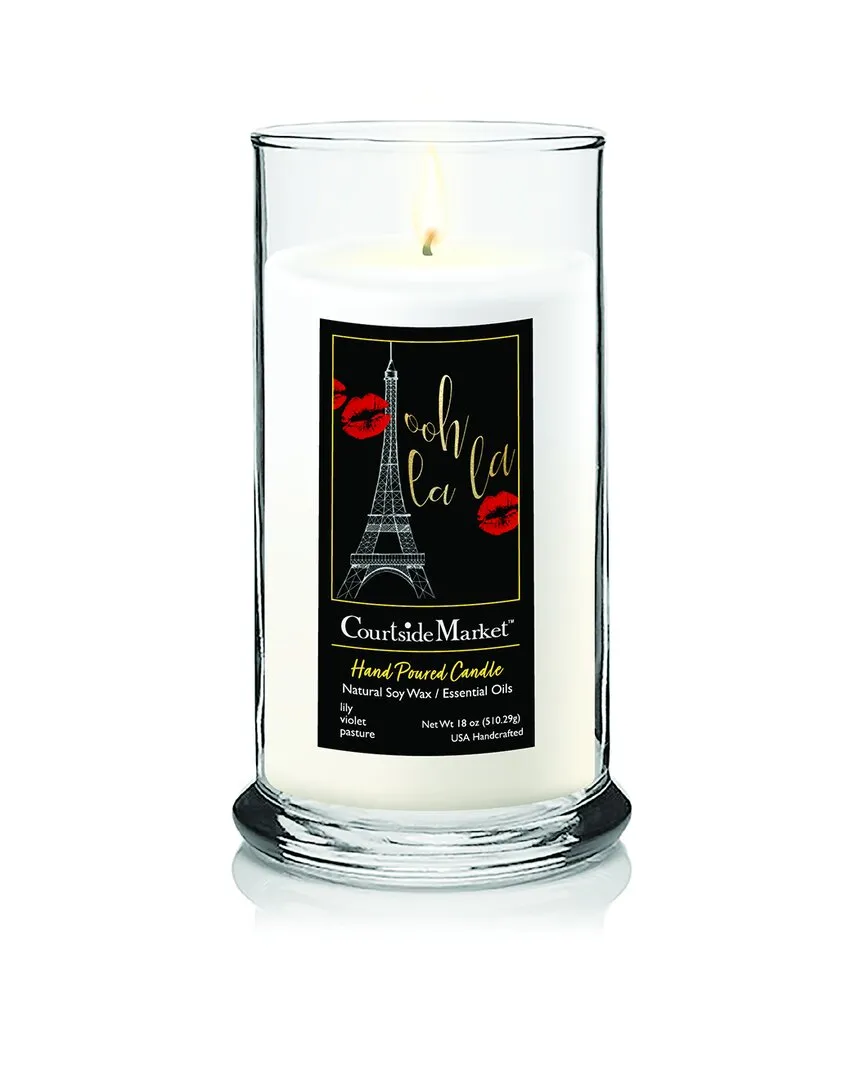 Ooh La La Eiffel Tower Soy Wax Candle - 18oz image