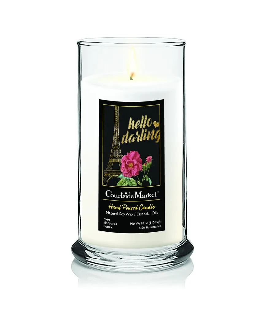 Paris Couture Soy Wax Candle - Glass