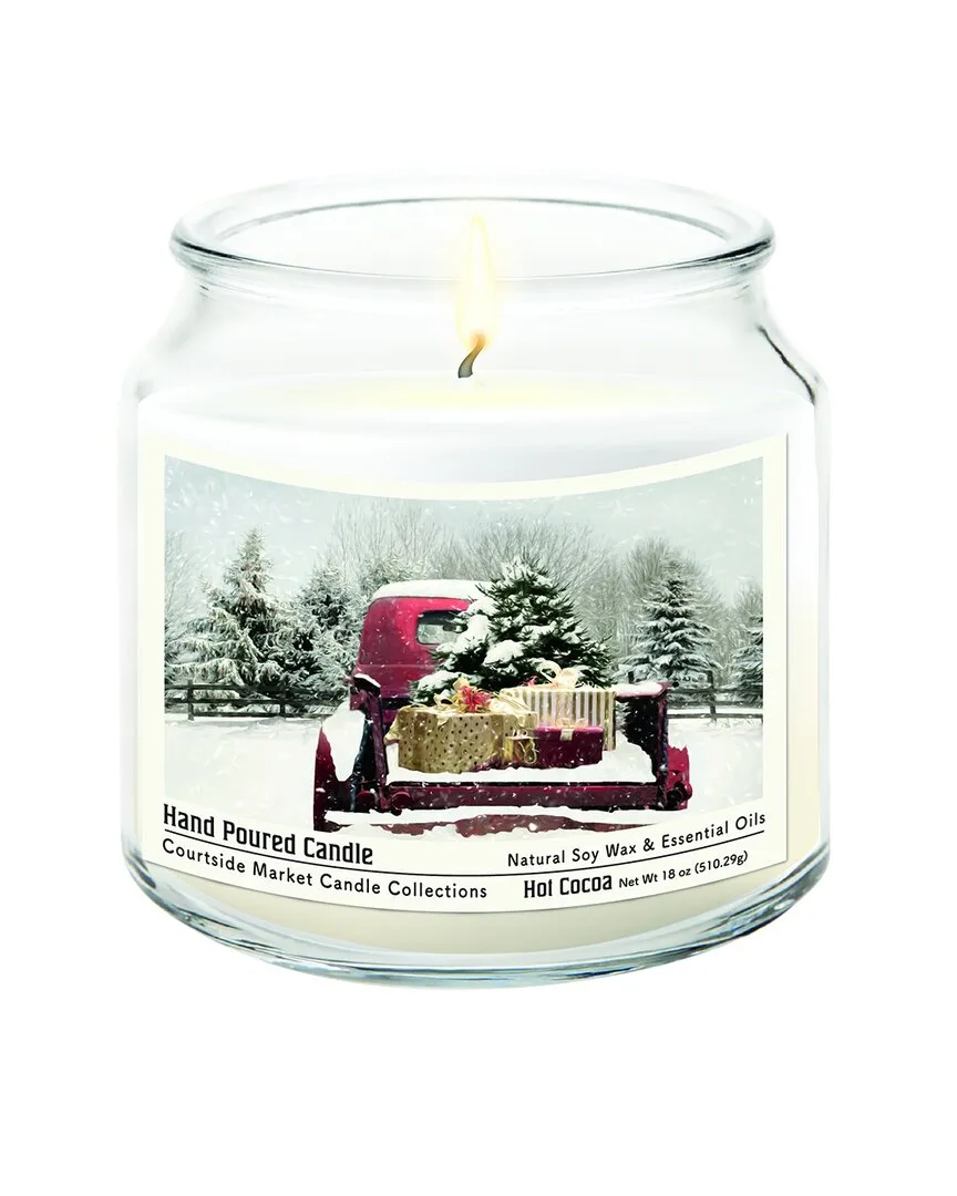 Red Christmas Truck Candle - Multi