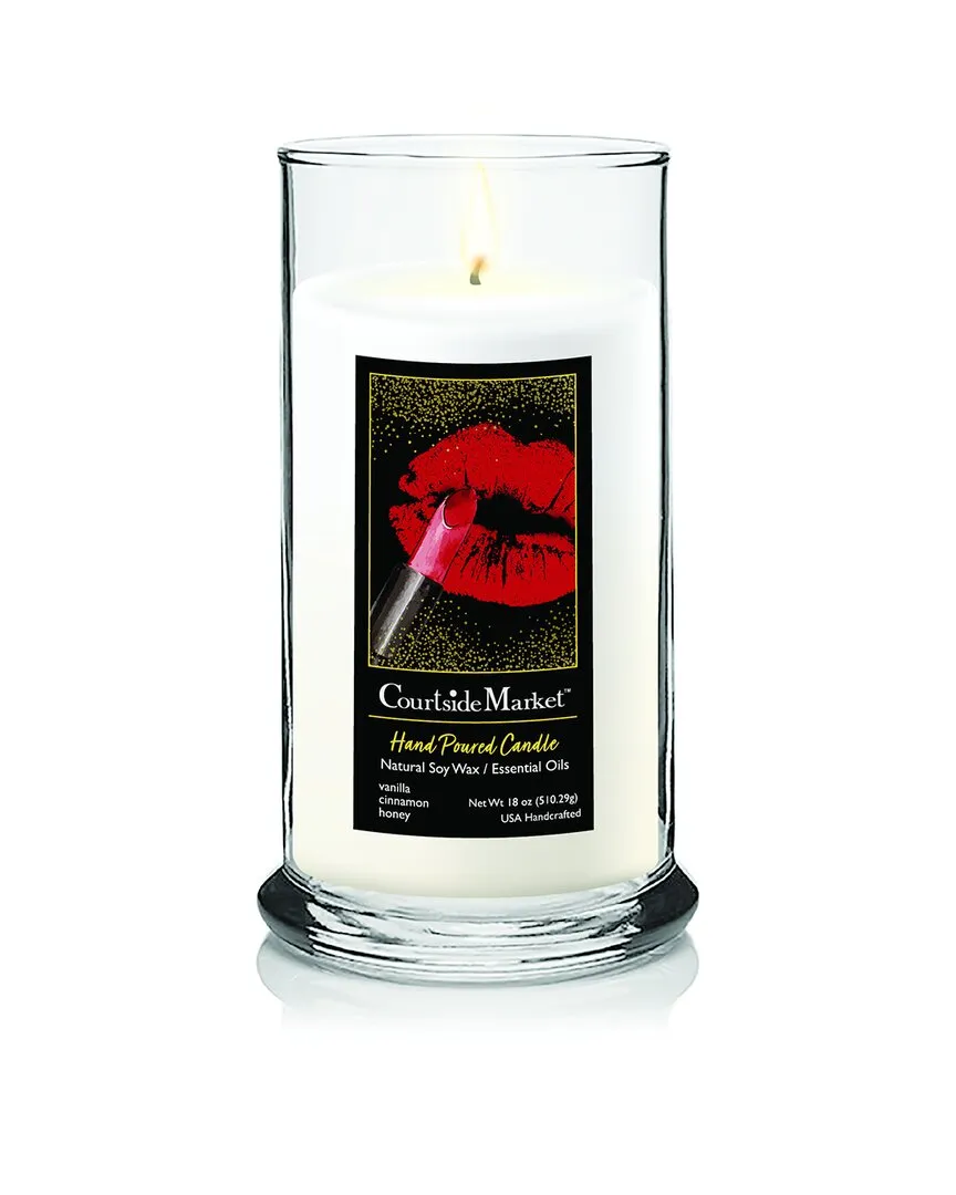 Red Lips 18oz Soy Wax Candle - Glass