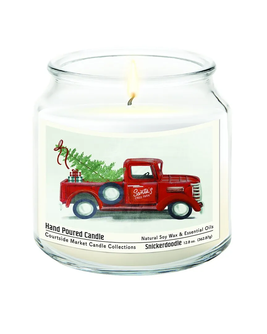 Santa's Tree Farm Hand-Poured Soy Wax Candle - Multi image