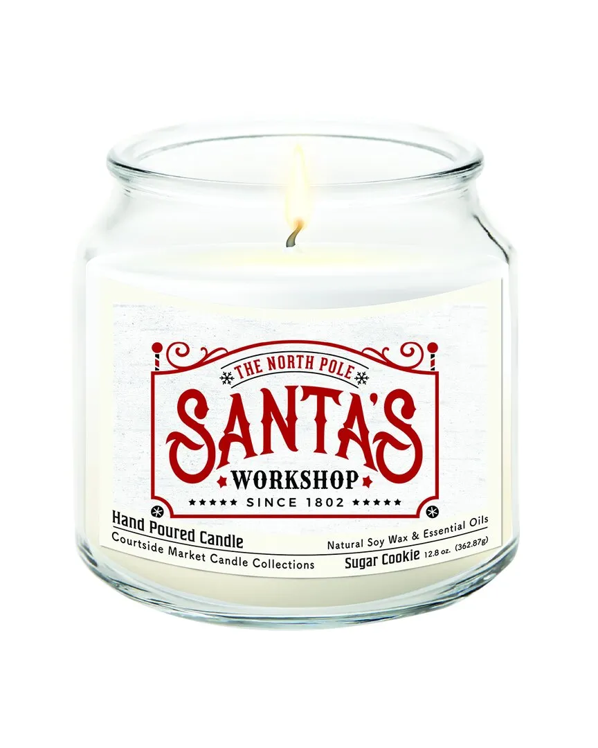 Santa's Workshop Soy Wax Candle - Multi, Glass