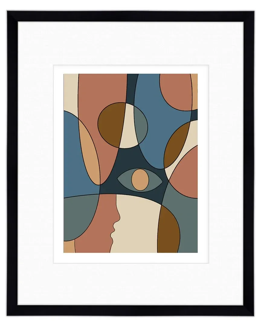 Temporary Mod 16x20in Framed Art