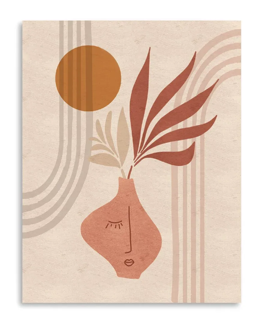 Terra-Cotta Vase I Canvas Wall Art - 20x16 inch image