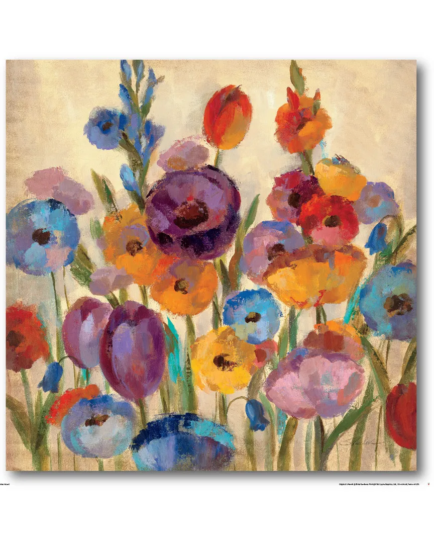 Wild Flowers IV Square Wall Decor - Canvas image