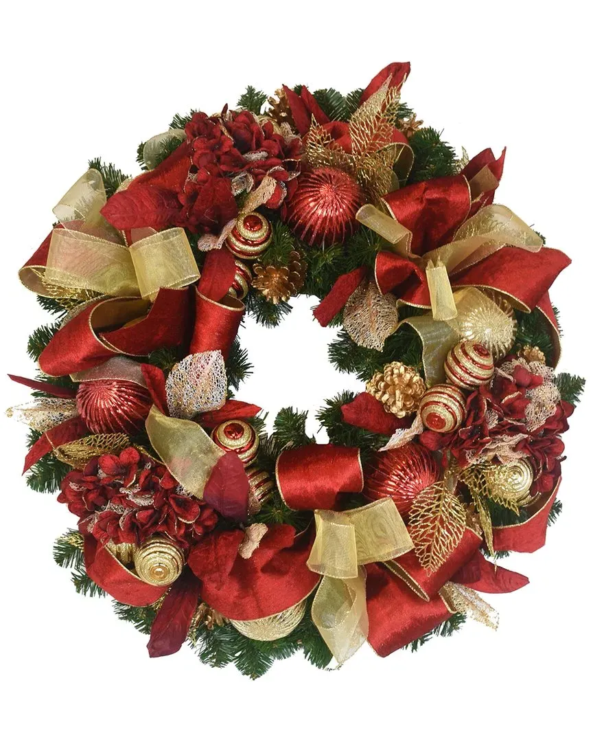 30in Holiday Wreath - Red