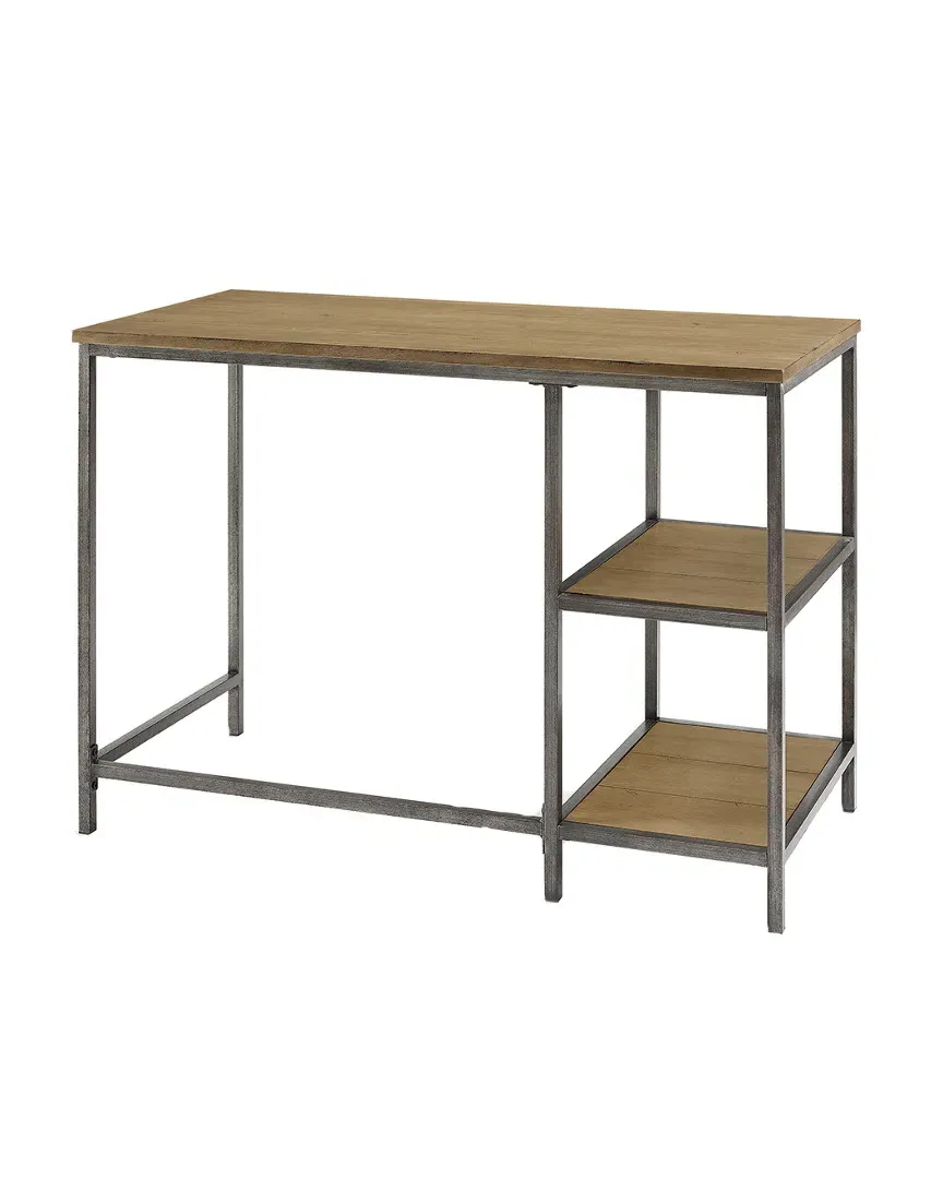 Crosley Brooke Desk with Storage - Washed Oak image