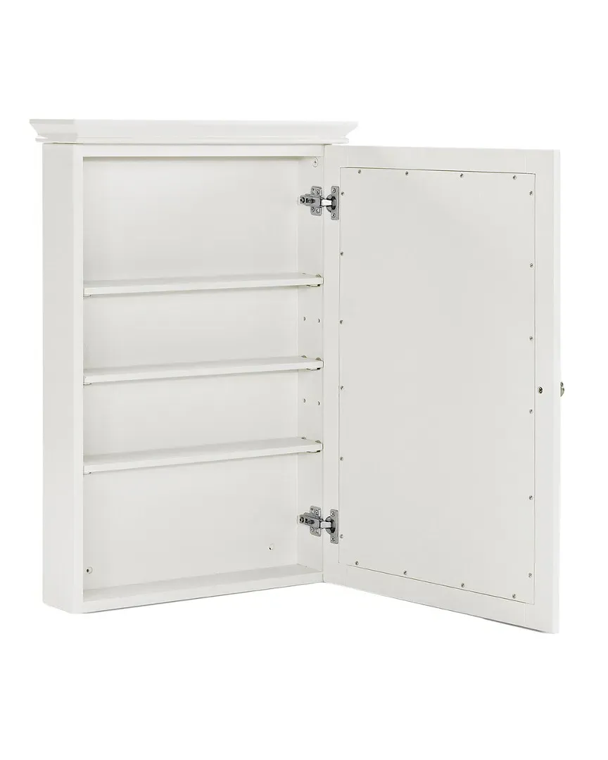 Lydia Mirrored Wall Cabinet - White image