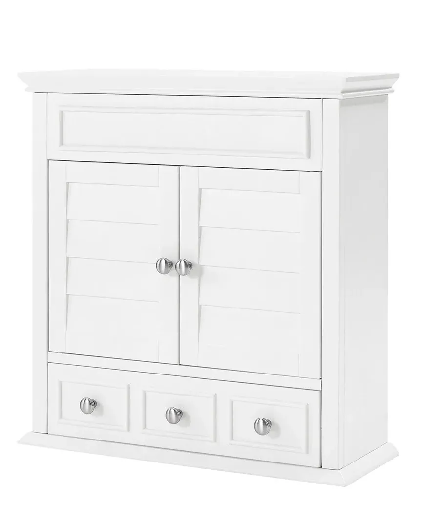 Lydia Wall Cabinet with Drawer - White