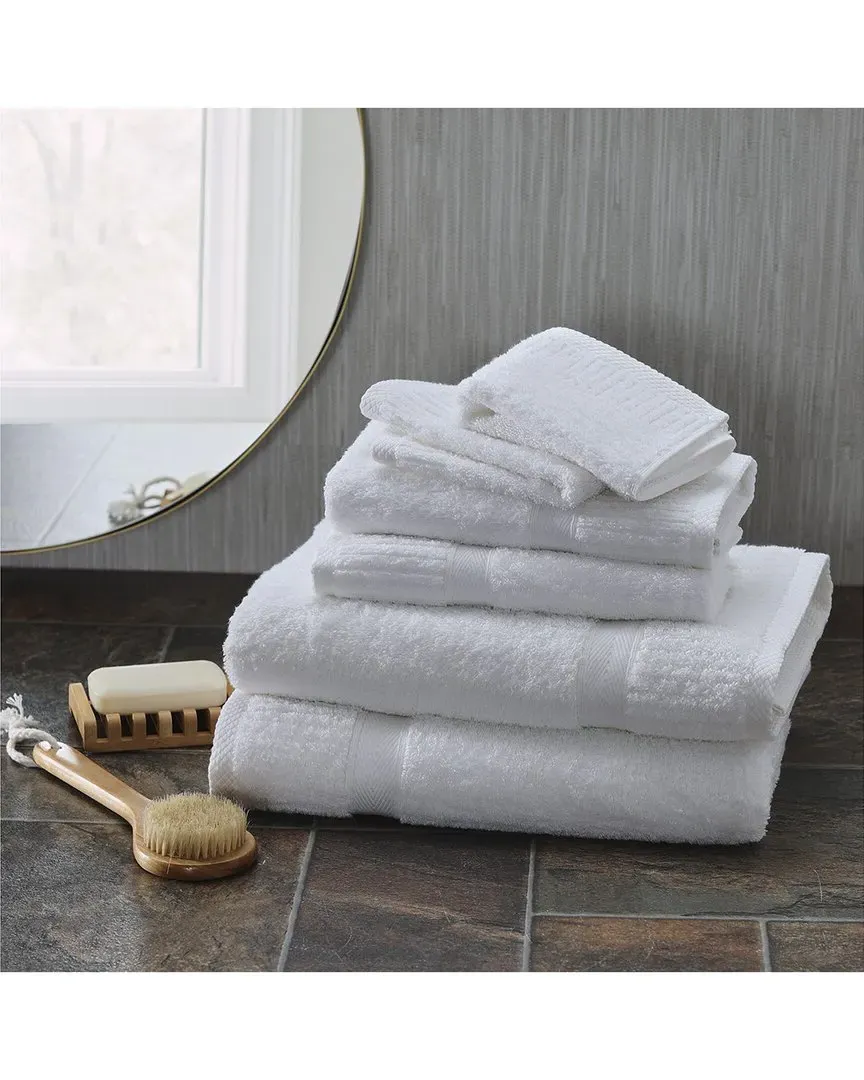 Grande Hotel 6pc Towel Set - White, Turkish Cotton image