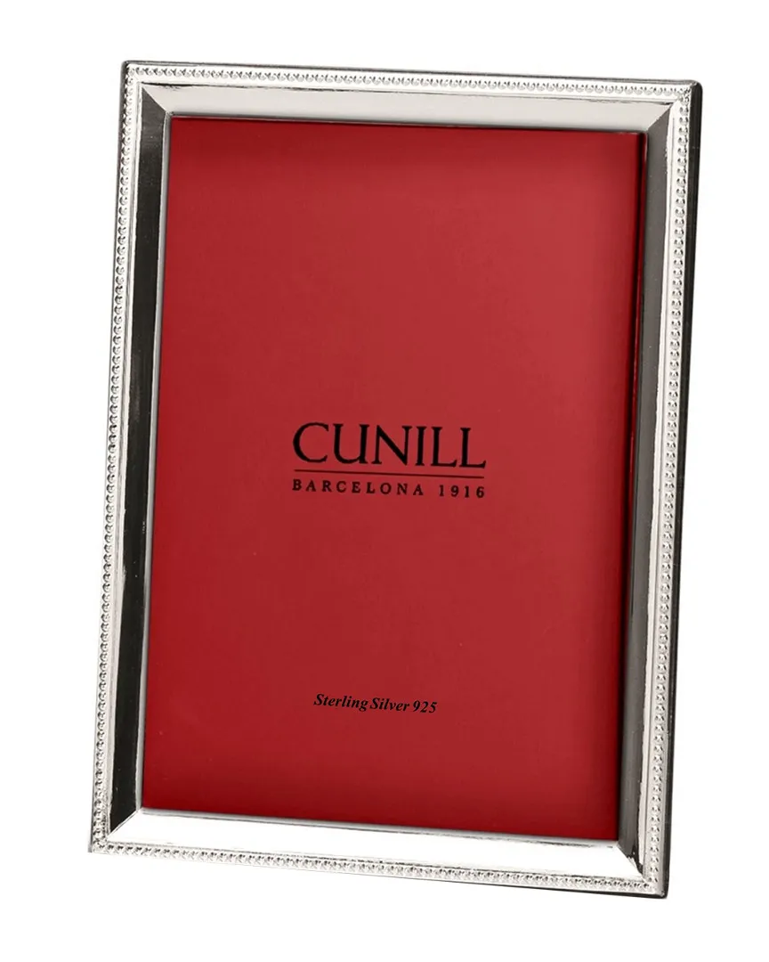 Bead Bevel Picture Frame - Sterling Silver