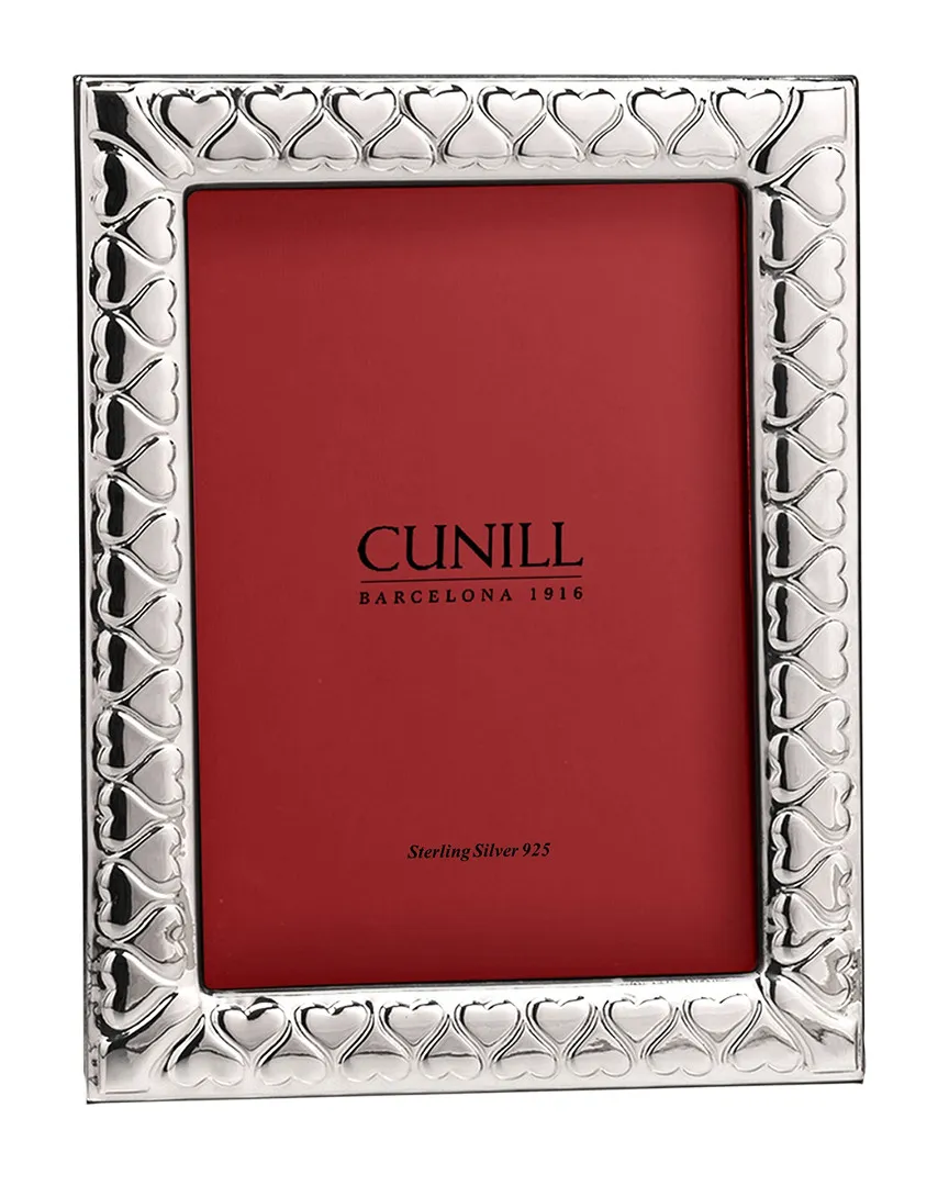 Interlocking Hearts Picture Frame - Sterling Silver