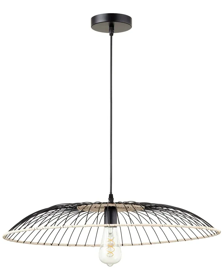 Cyan Design Parasol Pendant Light - Black, Iron image