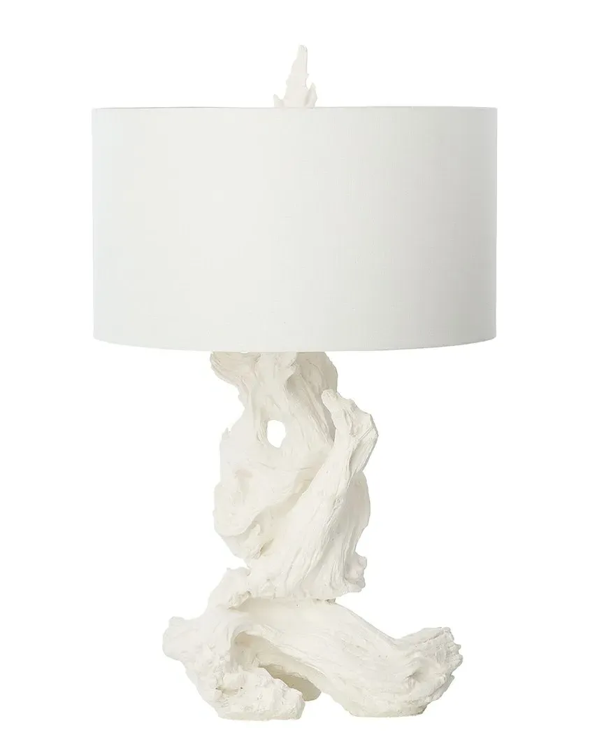 Driftwood Table Lamp - White, Plaster image