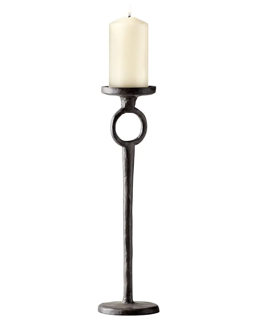 Duke Medium Candleholder - Rust, Iron image