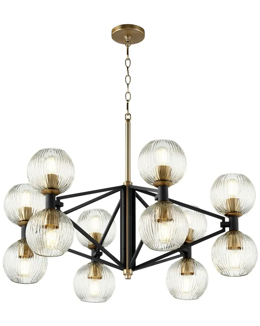 Helios Chandelier - Black, Iron