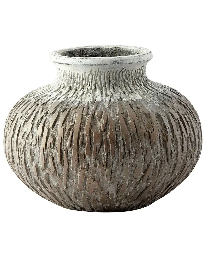 Medium Acorn Planter - Golden Antique, Cement image