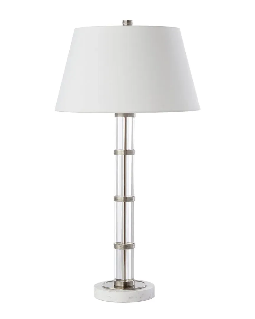 Silvia Table Lamp - Silver, Marble image