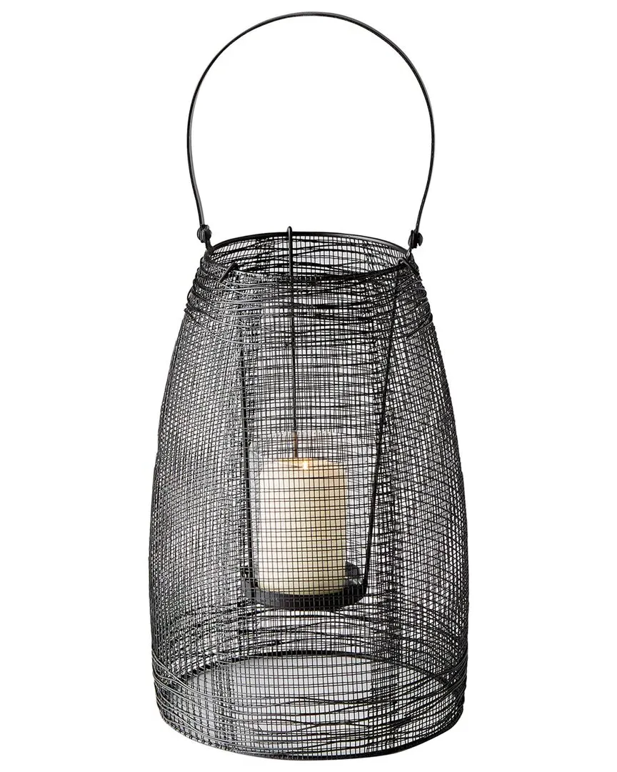 Small Gauze Candleholder - Graphite, Iron image