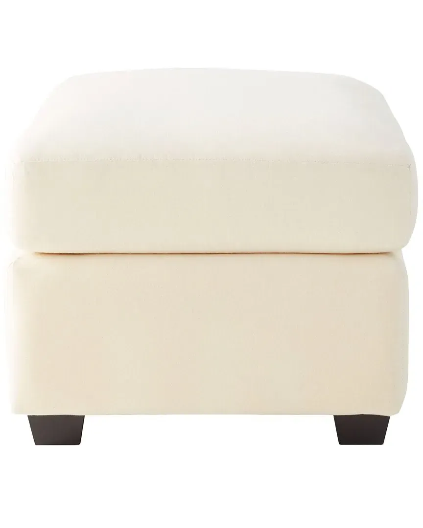 Sovente Round Ottoman - Cream, Muslin image