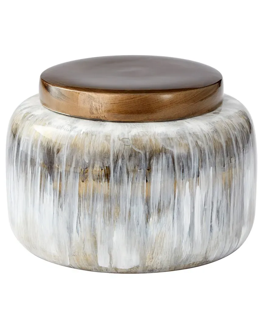 Spirit Drip Container - Olive Glaze, Porcelain image