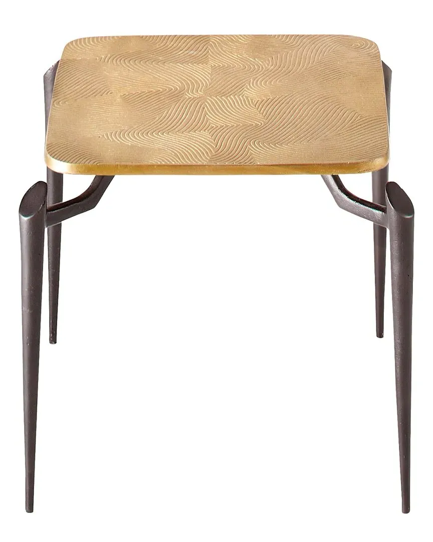 Tarsal Round Side Table - Gold, Aluminum image