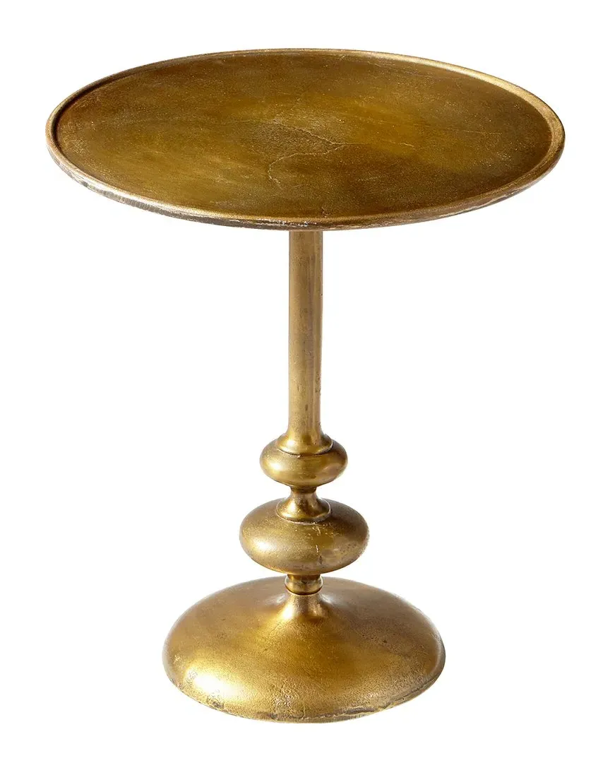 Tote Round Side Table - Gold, Aluminum image
