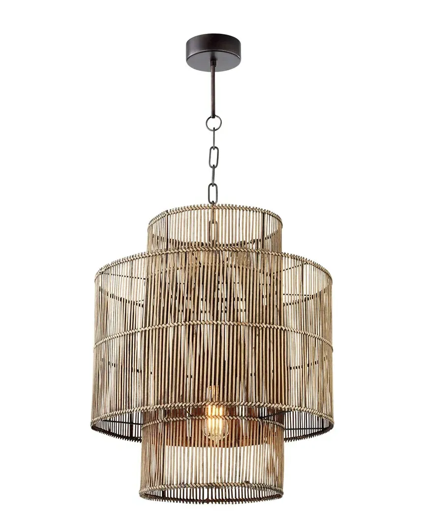 Wright Table Lamp - Brown, Bamboo image