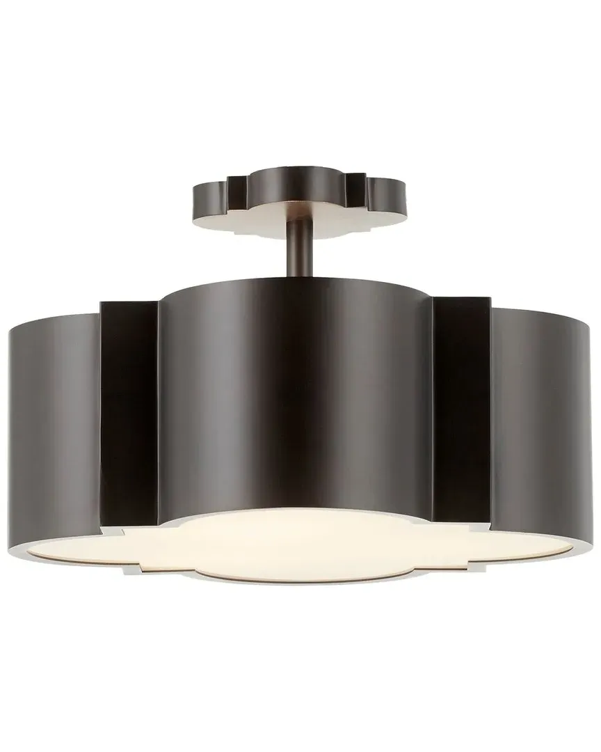 Wyatt Dual Mount 3-Light Fixture - Black, Iron image