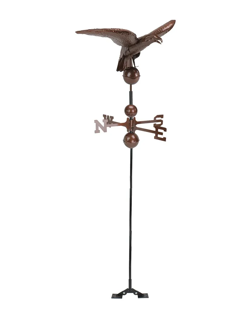 36in Eagle Outdoor Garden Weathervane - Brown, Iron image