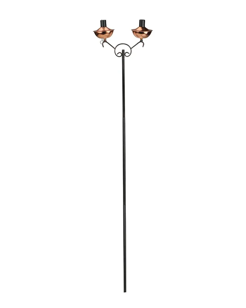 42in Oil Lamp Outdoor Patio Torch - Bronze image