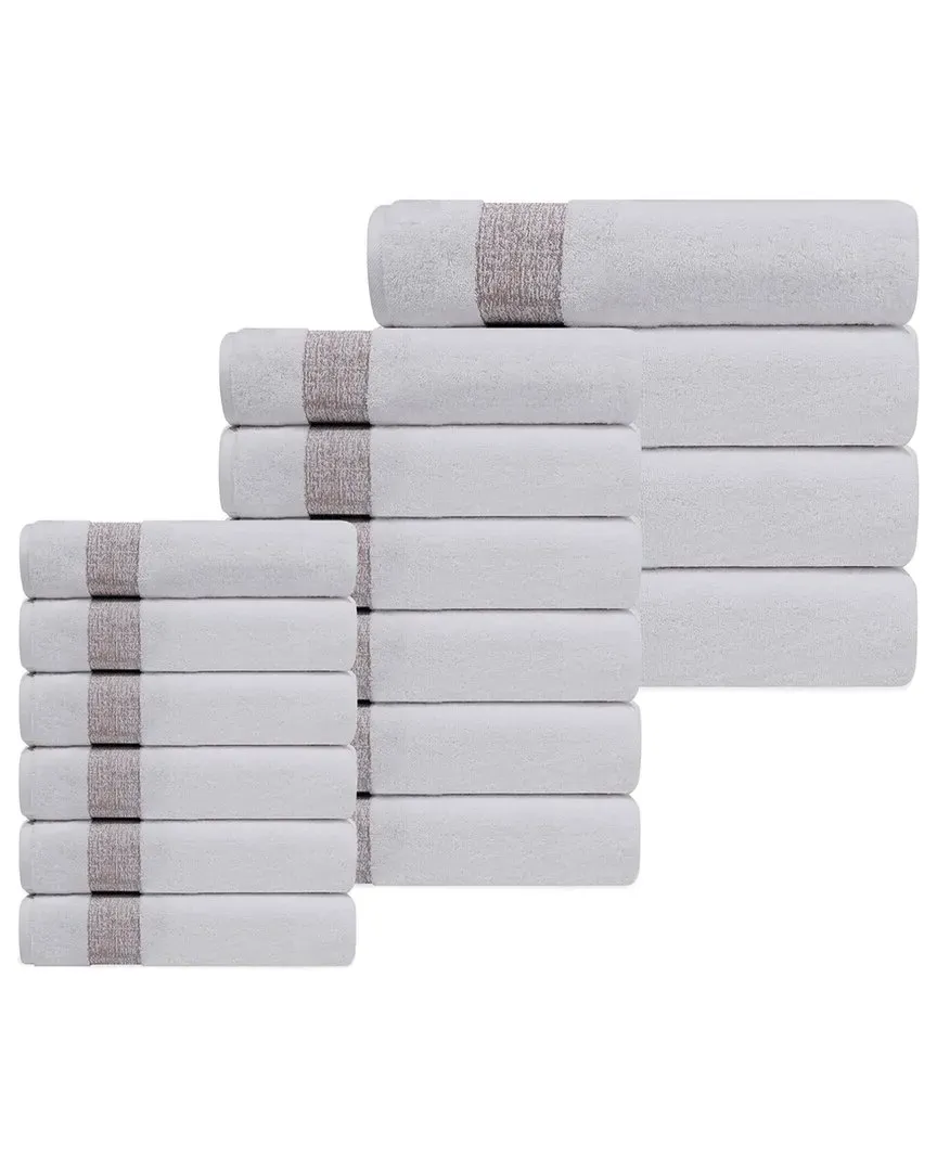 Pera Set of 16 Turkish Towels - Beige, Cotton image