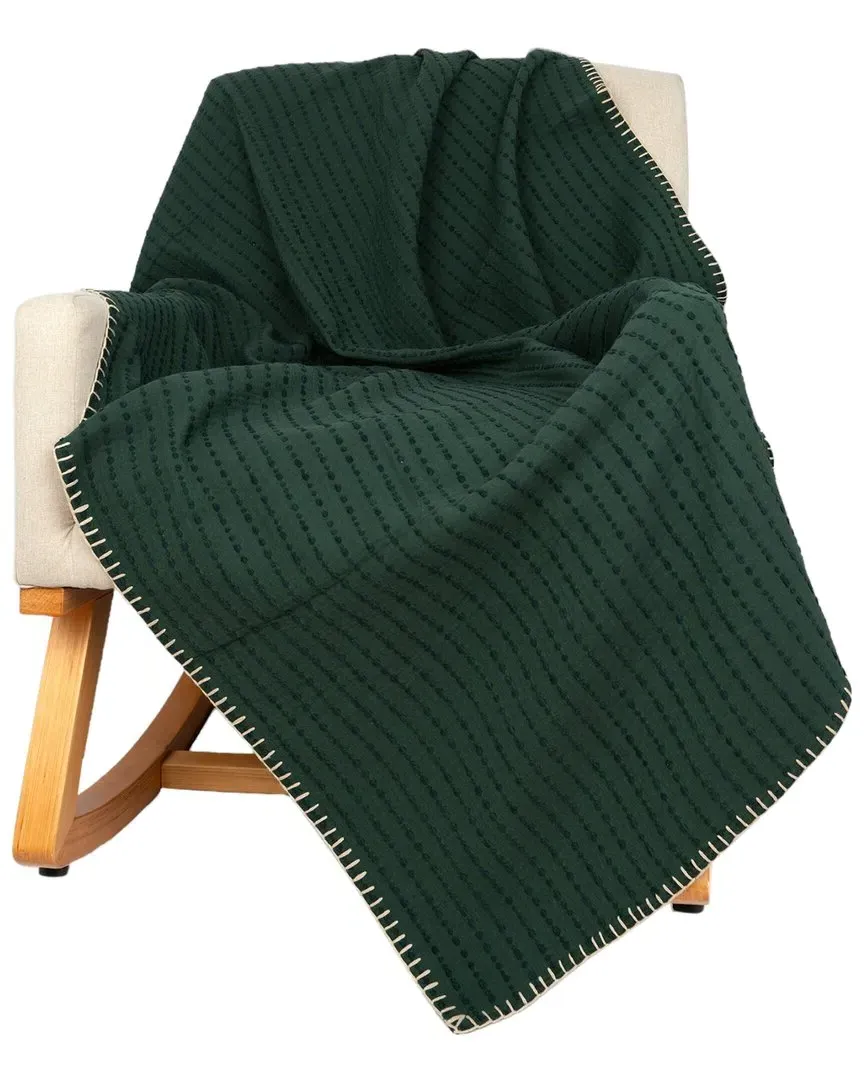 Veranova Home Cozystribe Muslin Throw - Green, Cotton image