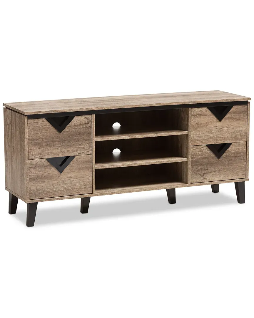 Beacon TV Stand with Storage - Light Brown image