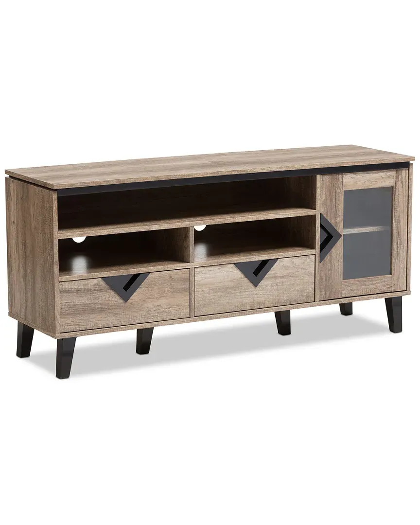 Cardiff TV Stand with Storage - Light Brown image