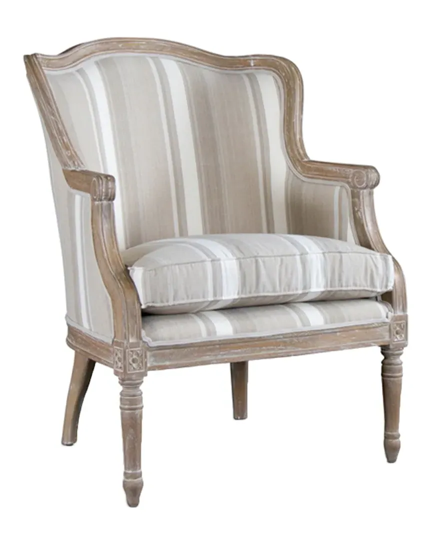 Charlemagne Accent Chair - Beige, Oak image