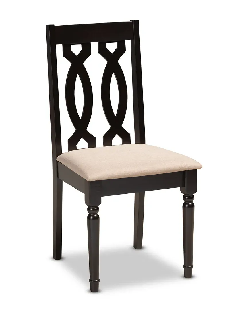 Cherese Set of 4 Dining Chairs - Sand, Oak Wood image