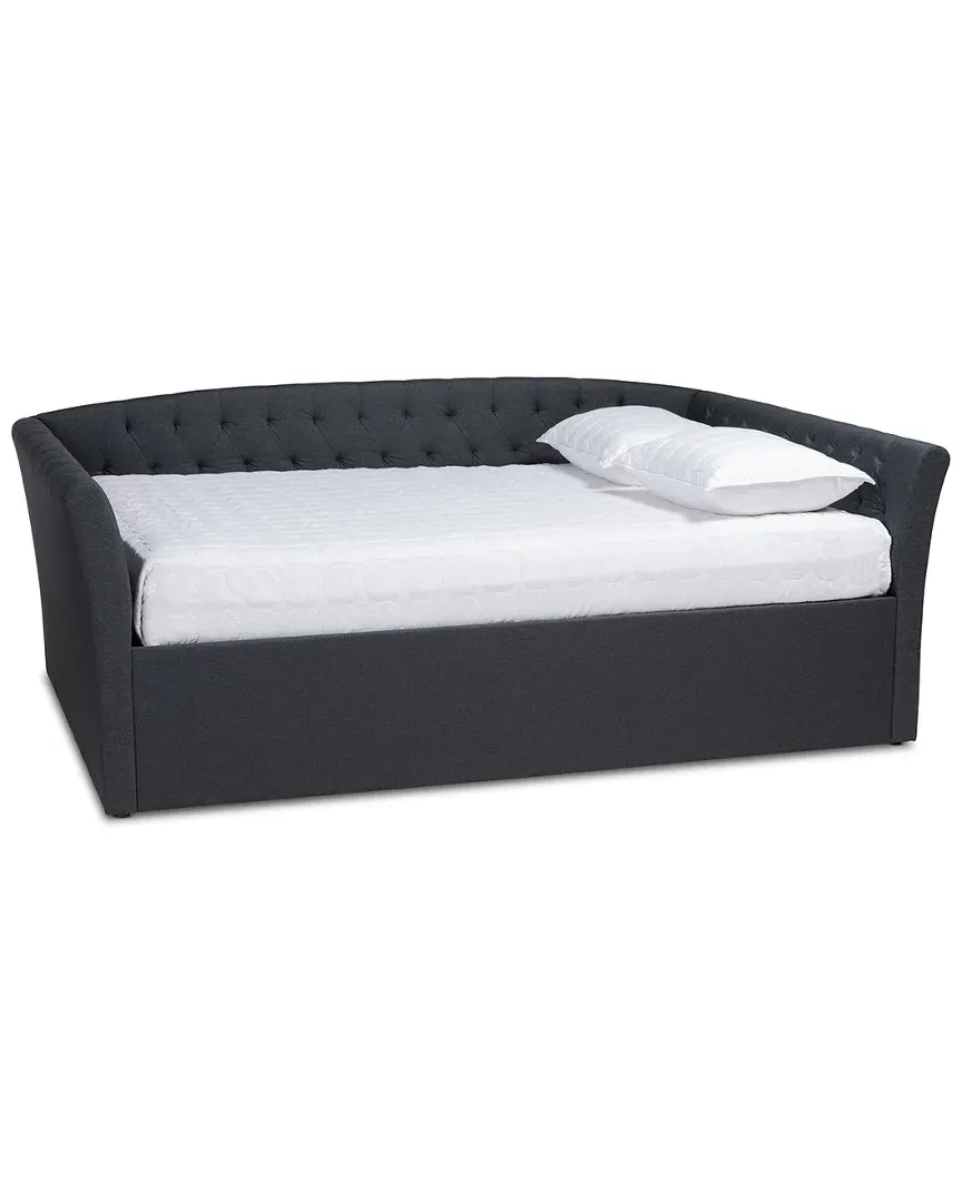 Delora Queen Size Daybed - Dark Grey, Polyester